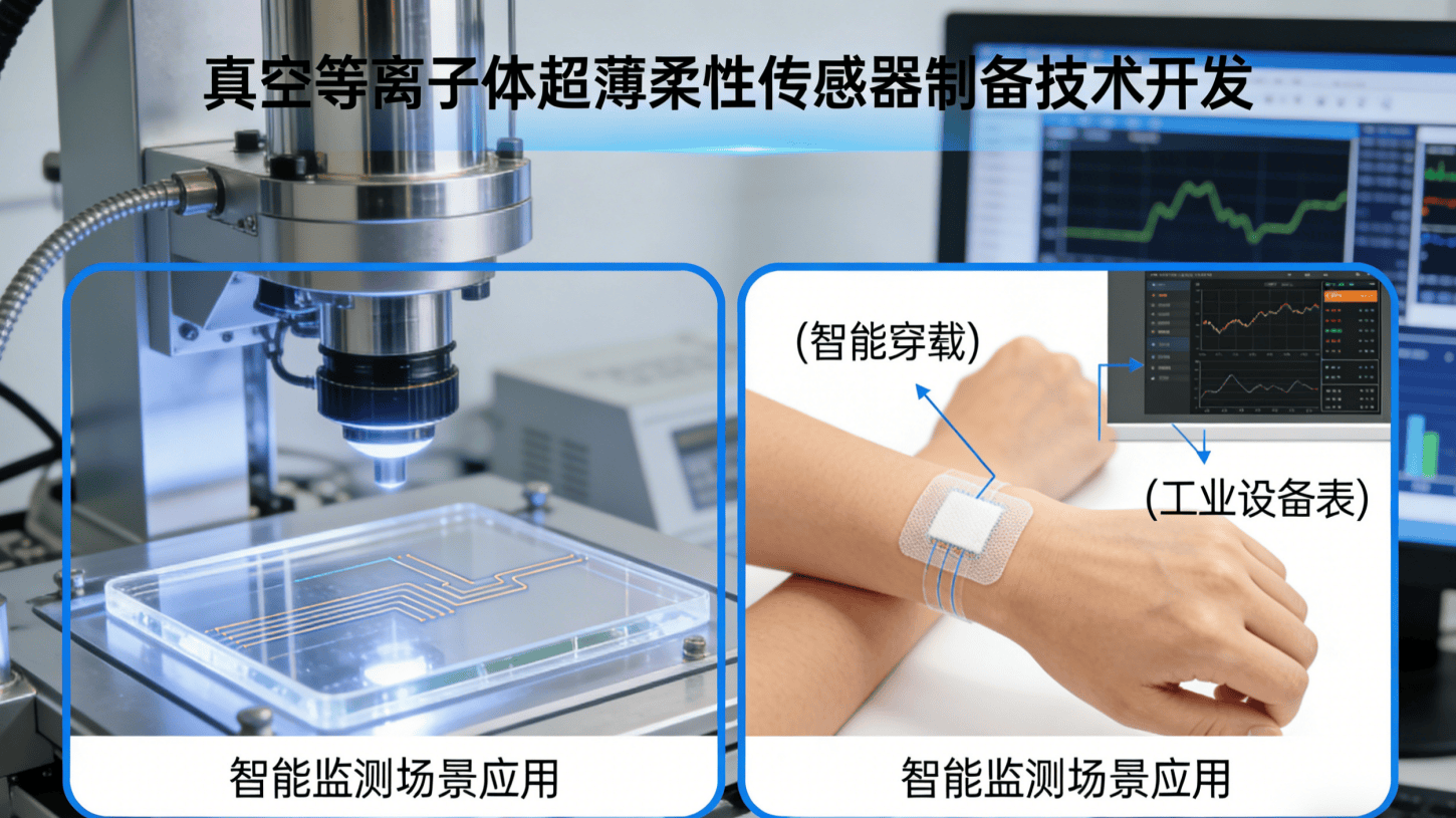 真空等离子体超薄柔性传感器制备技术开发与智能监测场景应用