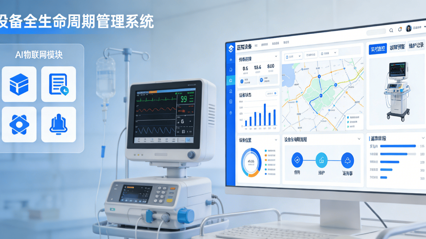 基于AI物联网的医院设备全生命周期管理系统