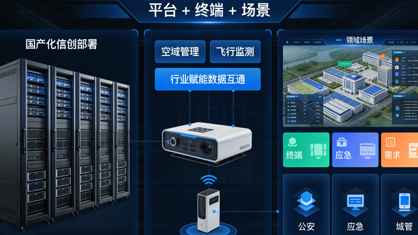 “1+4” 低空经济全链路产品体系 