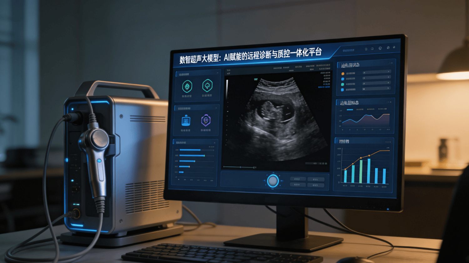 数智超声大模型：AI赋能的远程诊断与质控一体化平台