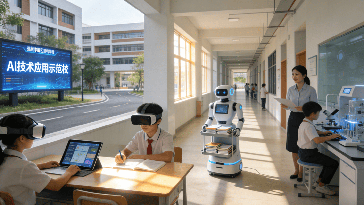 惠州市惠城区鹿鸣学校AI技术应用