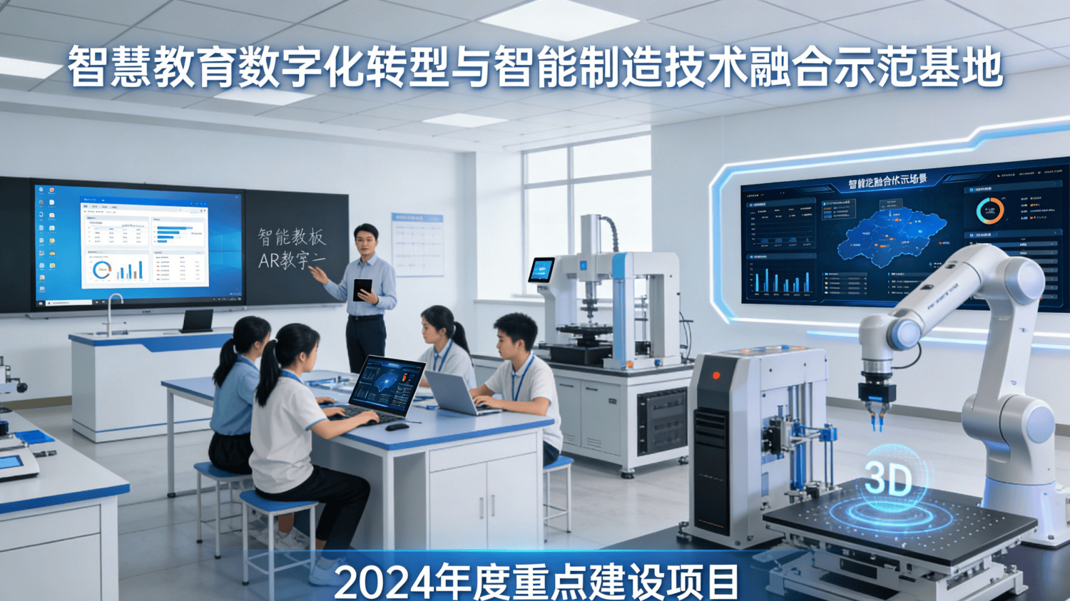 智慧教育数字化转型与智能制造技术融合应用场景建设项目