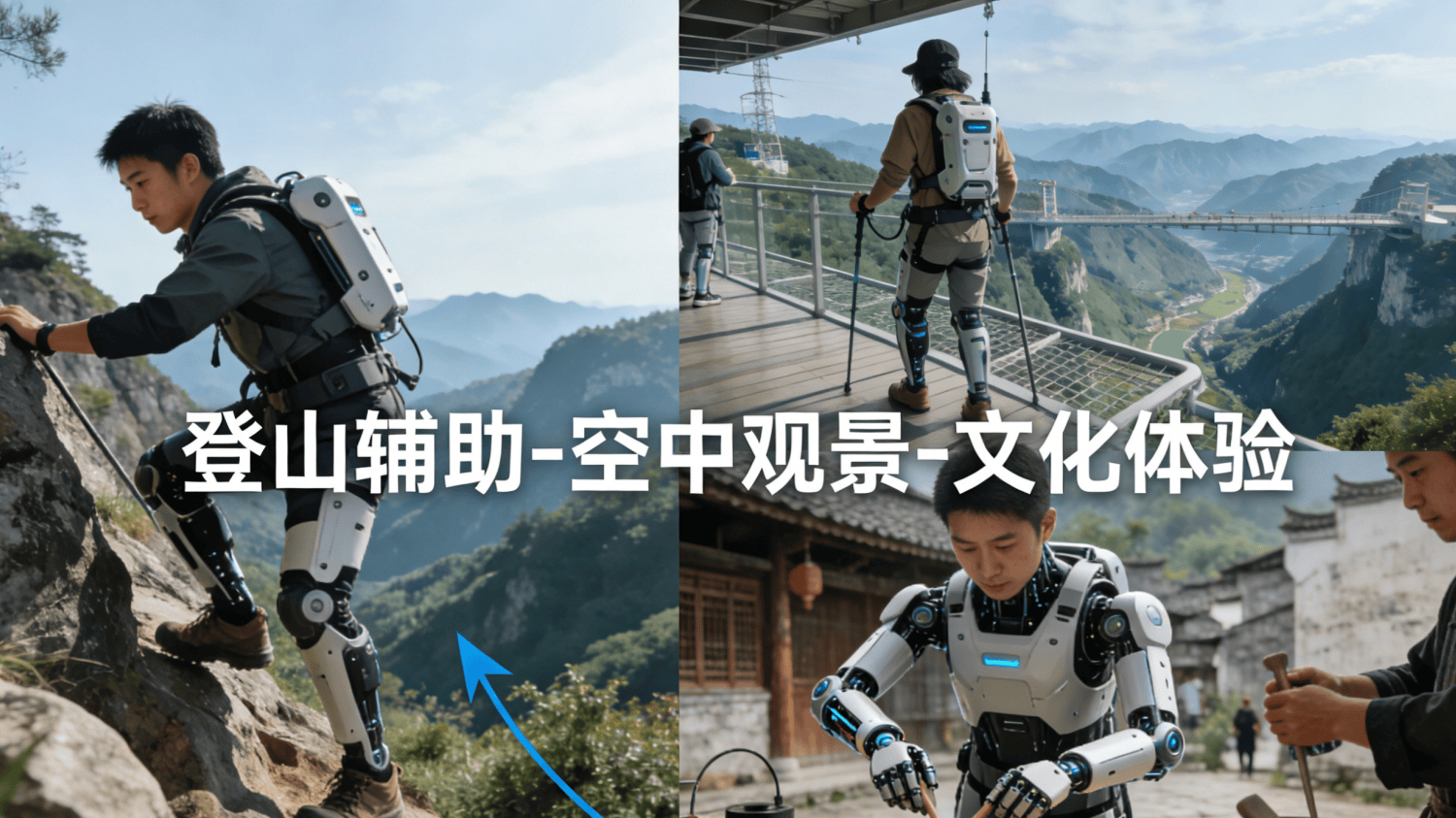 大梧桐生态融合区外骨骼机器人